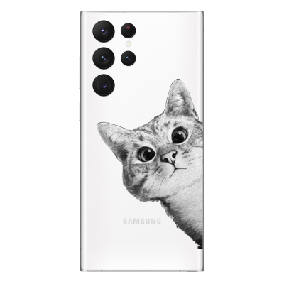 Husa Samsung Galaxy S22 Ultra, Silicon Premium, KITTY